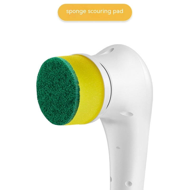 Electric Spin Scrubber – Cordless Cleaning Brush with 5 Heads