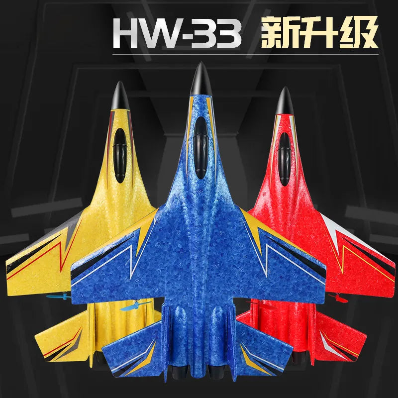 HW33 Foam Remote-Control Airplane with Lights