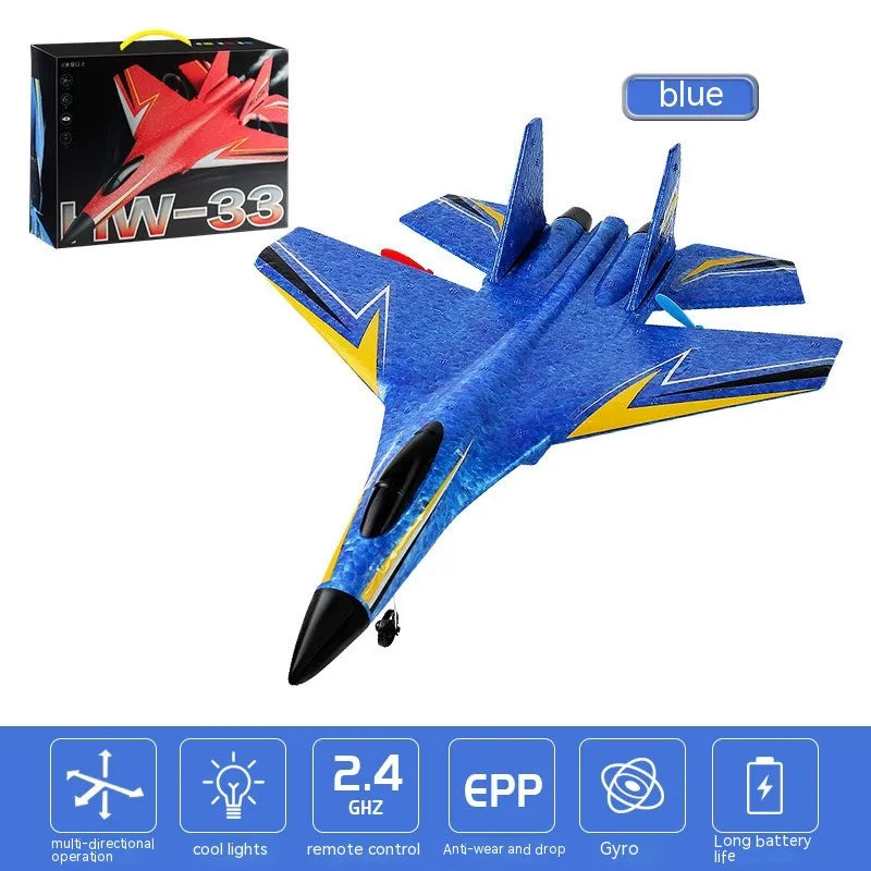 HW33 Foam Remote-Control Airplane with Lights