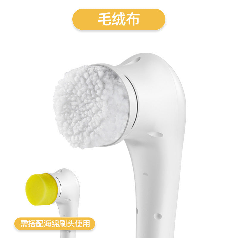 Electric Spin Scrubber – Cordless Cleaning Brush with 5 Heads
