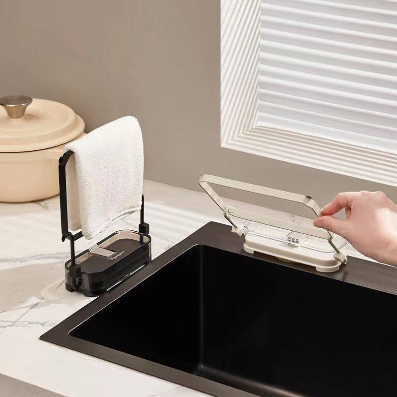 Sink Strainer & Filter Rack – Disposable Drain Filter with Suction Cup Mount