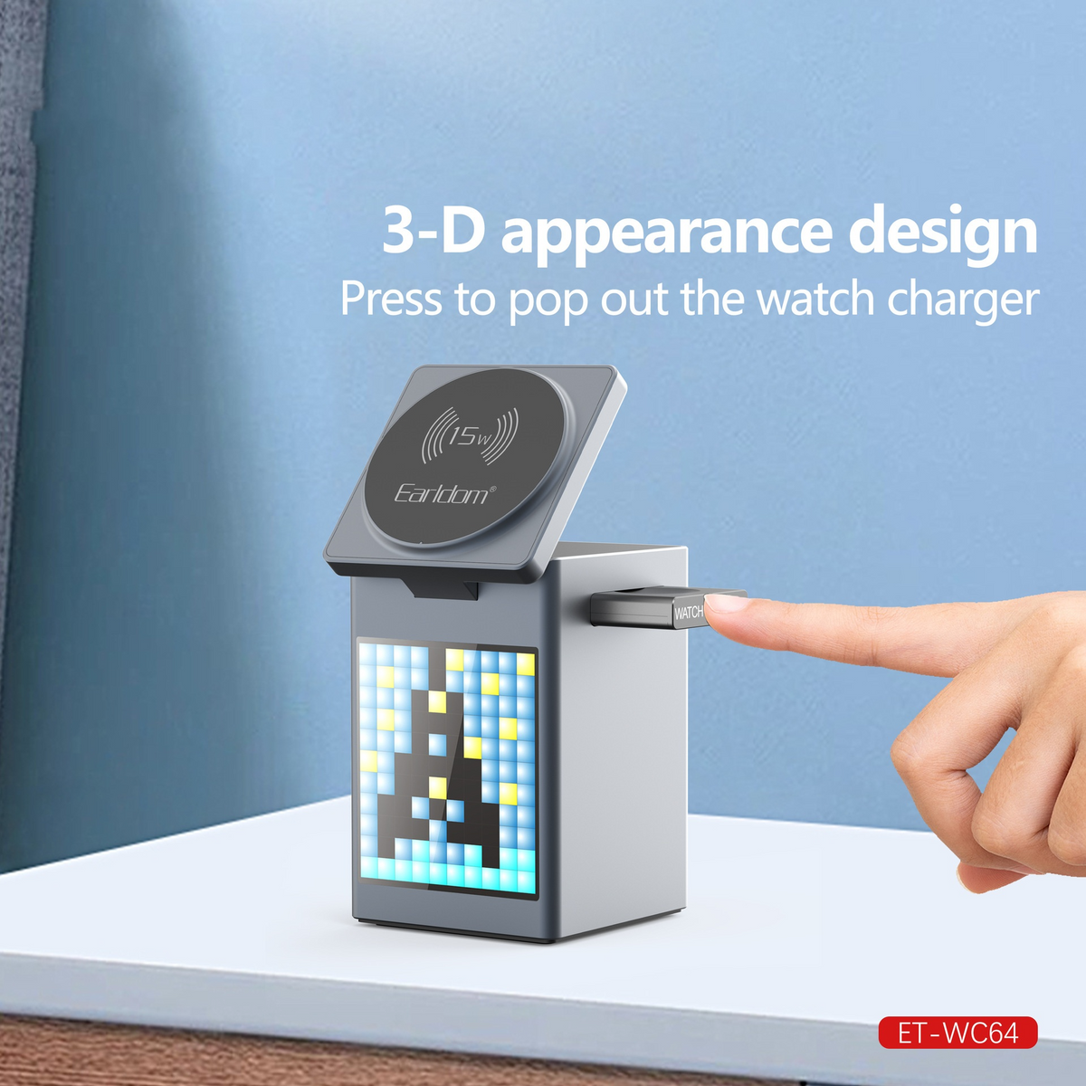 Multifunctional 5-in-1 Magnetic Wireless Charger