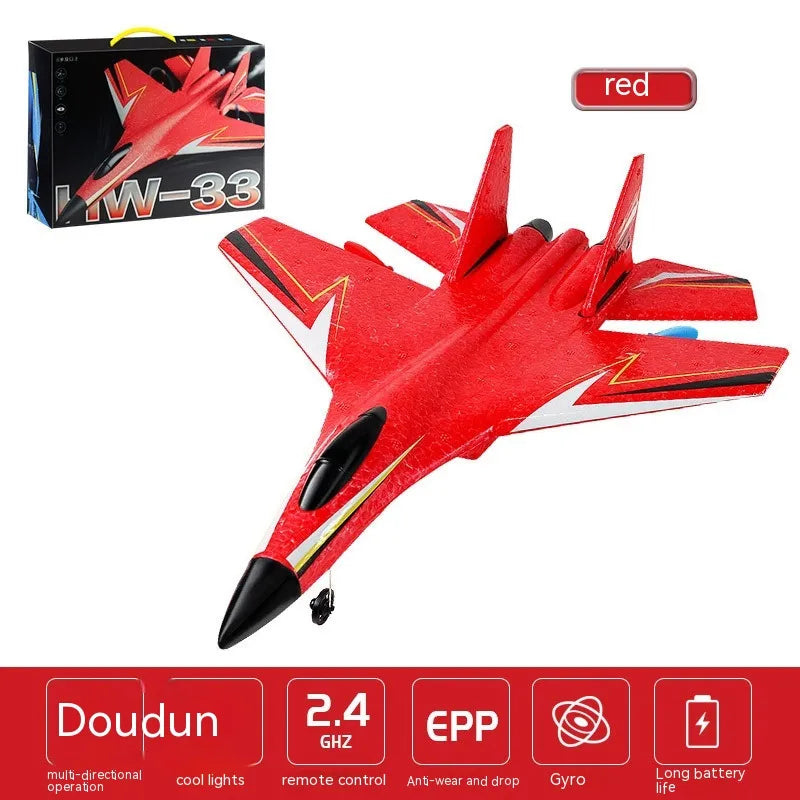 HW33 Foam Remote-Control Airplane with Lights