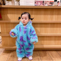 Animal Hooded Zip-Up Jumpsuit